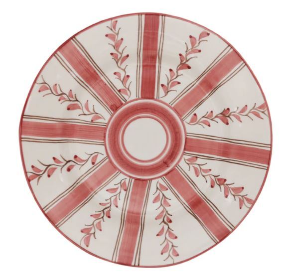CI Rose stripe Dinner Plate Coming Soon
